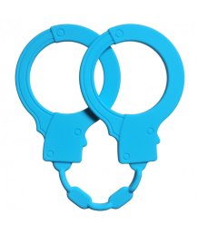 Силиконовые наручники Stretchy Cuffs синие
