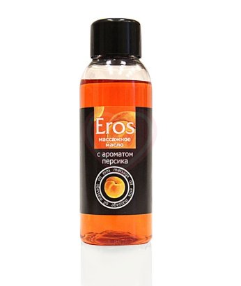 Масло массажное Eros c ароматом персика 50 мл