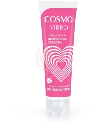 Стимулирующий гель Cosmo Vibro Aroma с ароматом земляники 50 г