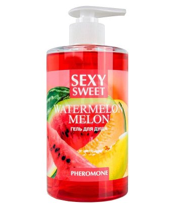 Гель для душа Sexy Sweet Watermelon & Melon с феромонами и ароматом арбуза и дыни 430 мл