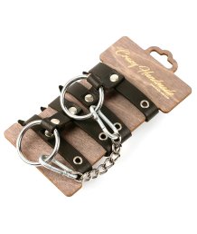 Кожаные наручники из двух ремешков Crazy Handmade