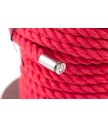 Хлопковая верёвка для шибари на катушке красная 3 м