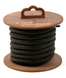 Нейлоновая верёвка для шибари на катушке чёрная 3 м