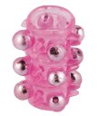 Насадка Toyfa с шариками 5 см розовая