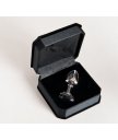 Подарочная малая анальная пробка Jewelry Butt Plug Silver Diamond серебряная с алмазом