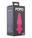 Анальная вибропробка Popo Pleasure большая розовая