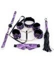 Кружевной набор с аксессуарами для бондажа ToyFa Marcus фиолетовый