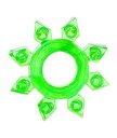Кольцо эрекционное Toyfa Love Ring снежинка зеленое