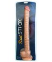 Длинный фаллоимитатор RealStick Nude 34,5 см телесный