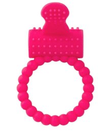 Виброкольцо со стимулятором клитора ToyFa A-Toys розовое