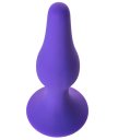 Силиконовая анальная пробка ToyFa A-Toys небольшая фиолетовая