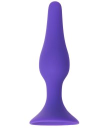 Силиконовая анальная пробка ToyFa A-Toys средняя фиолетовая