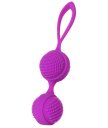 Вагинальные шарики с ресничками JOS Nuby фиолетовые