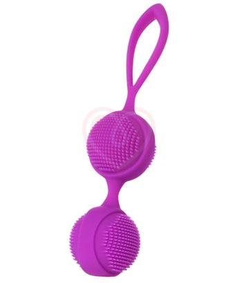 Вагинальные шарики с ресничками JOS Nuby фиолетовые
