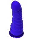 Страпон на креплении с ремешками ToyFa A-Toys фиолетовый