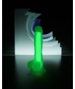 Светящийся в темноте зелёным фаллоимитатор Beyond Clark Glow 16,5 см