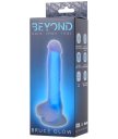 Светящийся в темноте синим фаллоимитатор Beyond Bruce Glow 16,5 см