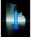 Светящийся в темноте синим фаллоимитатор Beyond Steve Glow 14,5 см