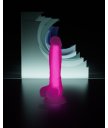 Светящийся в темноте розовым фаллоимитатор Beyond Tony Glow 14,5 см