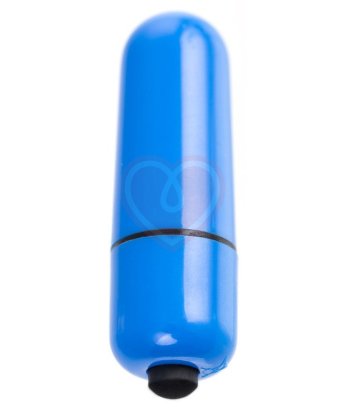 Вибропуля A-Toys Braz с 10 режимами синяя