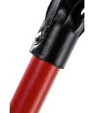 Кожаная плетка Pecado BDSM 50 см черно-красная