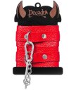 Наручники-браслеты со скругленными углами Pecado BDSM красные
