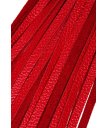 Плетка из натуральной кожи Pecado BDSM 50 см красная
