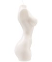 Интерьерная свеча в виде женского торса Pecado BDSM 22 см белая