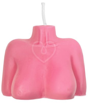 Декоративная свеча Женский силуэт Pecado BDSM розовая