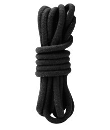 Хлопковая верёвка для связывания Lux Fetish 3 м чёрная
