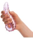 Стеклянный фаллоимитатор Glas Lick-it розовый