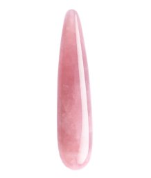 Фаллоимитатор из натурального камня Le Wand Crystal Wand розовый кварц