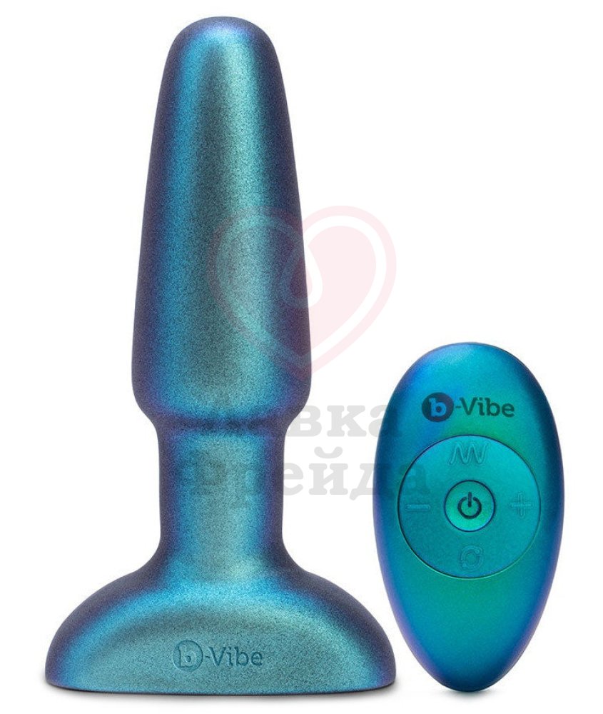 Анальная вибропробка с ротацией b-Vibe Rimming Plug 2 Limited Edition