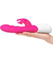 Вибратор-кролик с эффектом всасывания Clitoral Suction Rabbit розовый