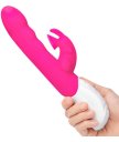 Вибратор-кролик с эффектом всасывания Clitoral Suction Rabbit розовый