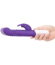 Вибратор-кролик с пульсирующей головкой Slim Shaft Thrusting G-Spot Rabbit фиолетовый