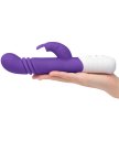 Вибратор-кролик с пульсирующей головкой Slim Shaft Thrusting G-Spot Rabbit фиолетовый