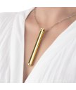 Вибратор-кулон Le Wand Vibrating Necklace Gold золотой