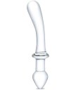 Двусторонний стеклянный фаллоимитатор Glas Classic Handblown