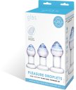 Набор стеклянных анальных пробок Glas Pleasure Droplets