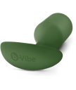 Утяжелённая анальная пробка для ношения b-Vibe Snug Plug 4 большая хаки