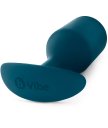 Утяжелённая анальная пробка для ношения b-Vibe Snug Plug 6 большая морская волна