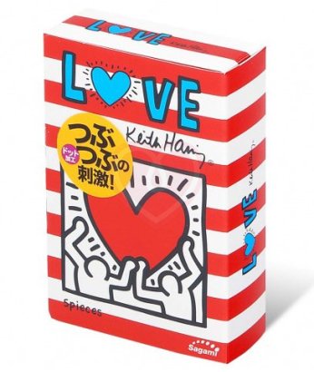 Презервативы Sagami Love Keith Haring 12 шт
