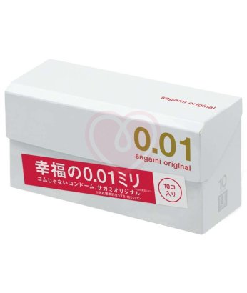Самые тонкие презервативы Sagami Original 001 полиуретановые 10 шт