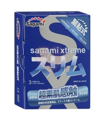 Презервативы Sagami Xtreme Feel Fit супер облегающие 3 шт