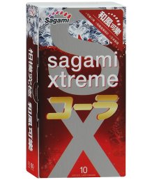 Презервативы Sagami Xtreme Cola со вкусом колы 10 шт