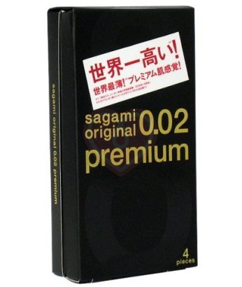 Ультратонкие полиуретановые презервативы Sagami Original 002 Premium 4 шт