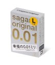 Ультратонкие полиуретановые презервативы Sagami Original 001 размера L 2 шт