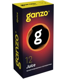 Ароматизированные цветные презервативы Ganzo Juice Black Edition №12