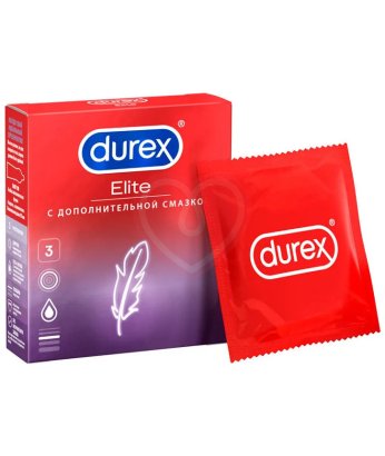 Презервативы Durex Elite сверхтонкие 3 шт